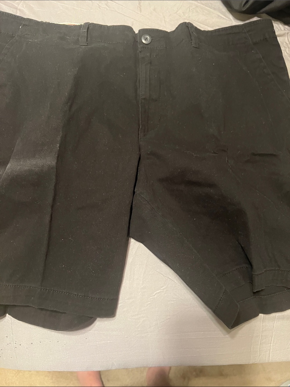 George Black Flat-Front Men's Shorts